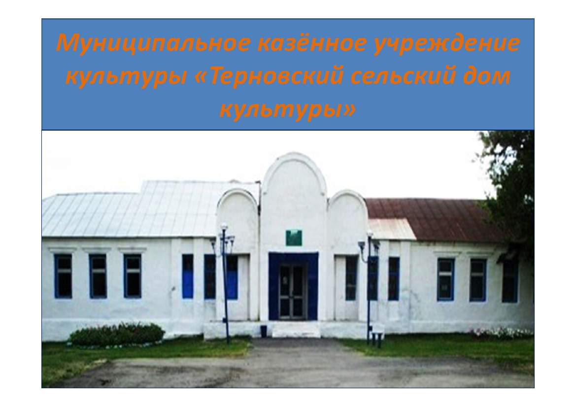 Муниципальное казённое учреждение культуры Терновский сельский дом 001